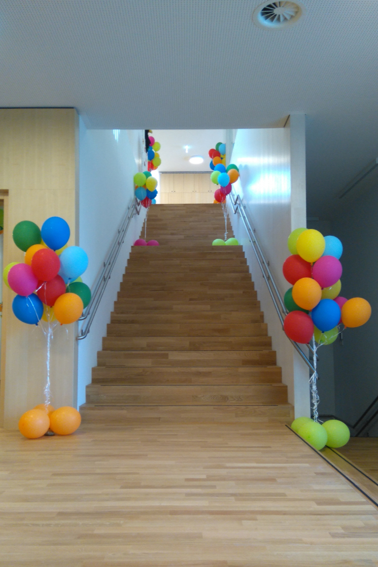 Heliumballone Willkommen